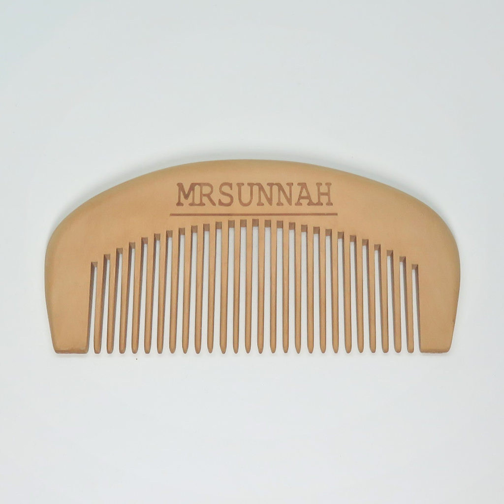 Gift Set Beard Comb & Beard Oil (10ml) - Mrsunnah Grooming Co