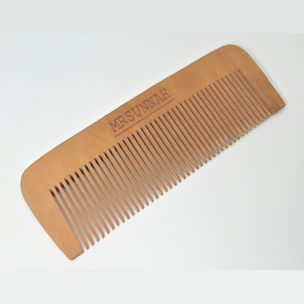 Gift Set Beard Comb & Beard Oil (10ml) - Mrsunnah Grooming Co 