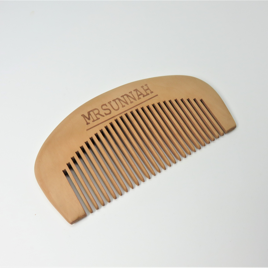 Standard Shaped Beard Comb - Mrsunnah Grooming Co 